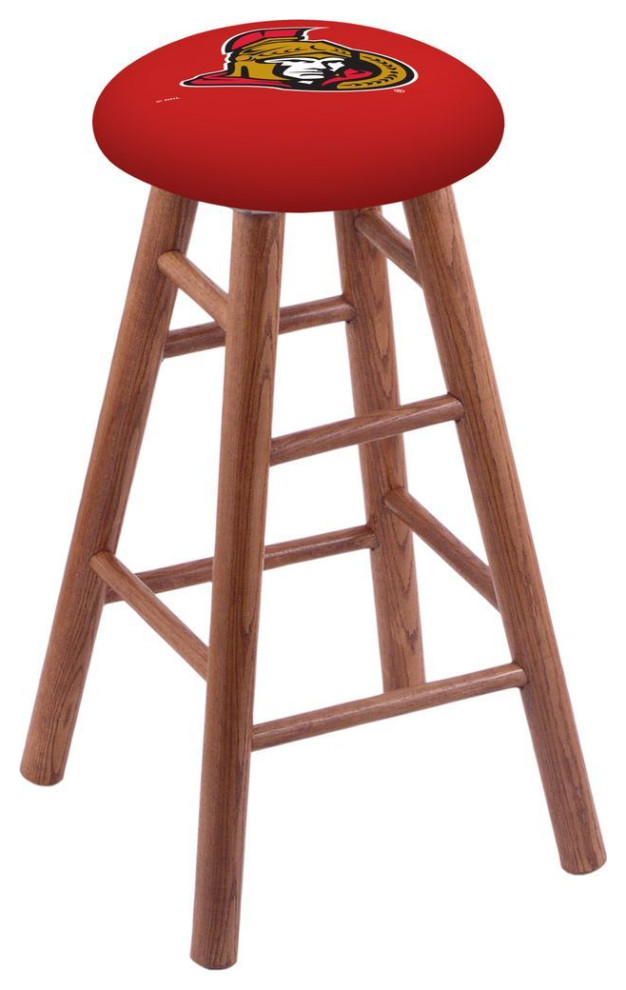 Holland RC Ottawa Senators 30" Swivel Oak Bar Stool Medium