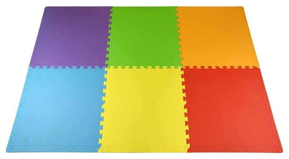 rainbow play mat