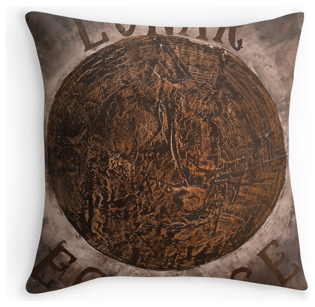 Lunar Eclipse throw pillow by Ruby Rose Studio