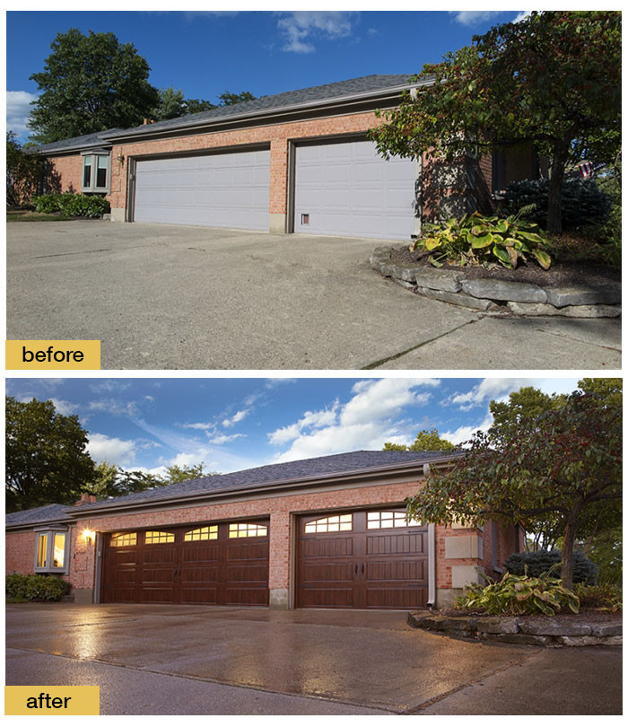 Best Garage Door Color for a Brick Home