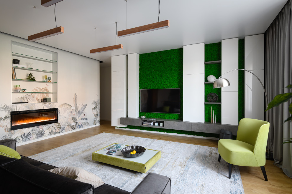 Просторная квартира с природными акцентами