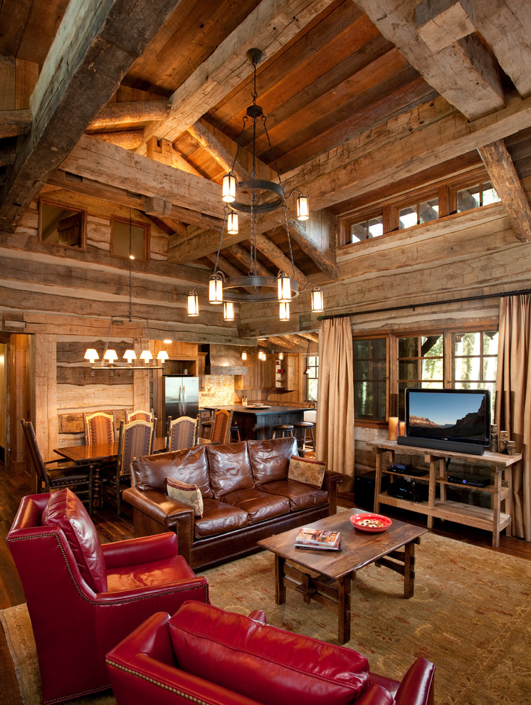 Photo of a traditional family room in Salt Lake City.