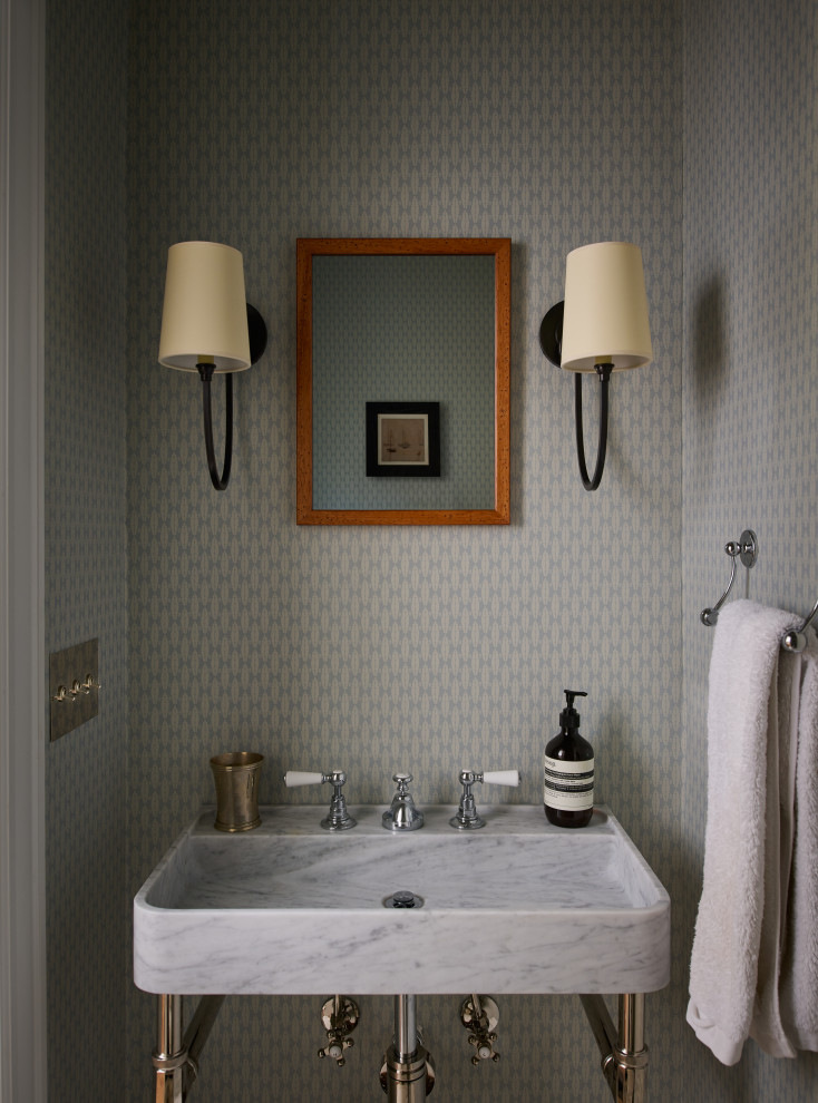 Old City Rowhouse - Traditional - Powder Room - DC Metro - by Landis ...