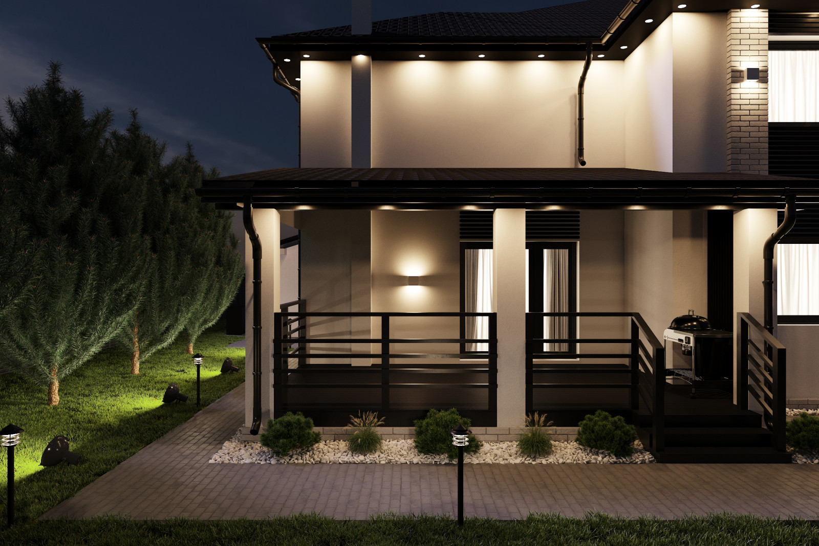 Ландшафтный дизайн. КП Клязьминский парк