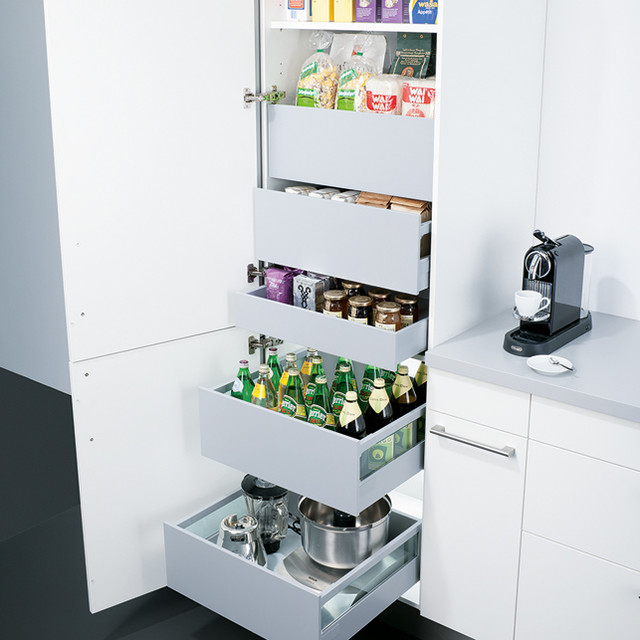 Storage Solutions Larder Unit With An Internal Drawers Kitchen