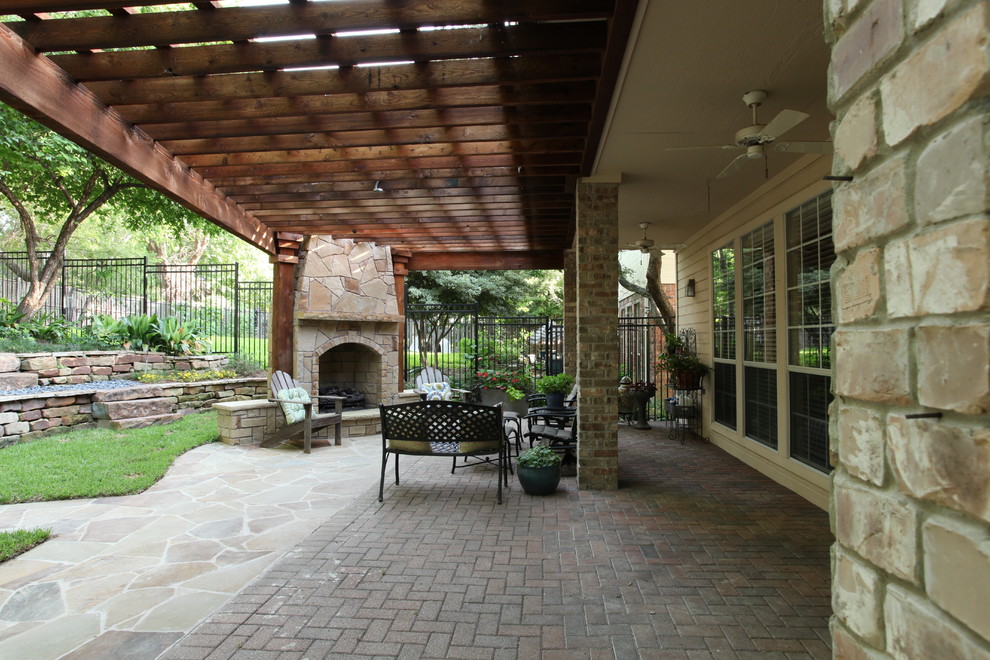 Patio - rustic patio idea