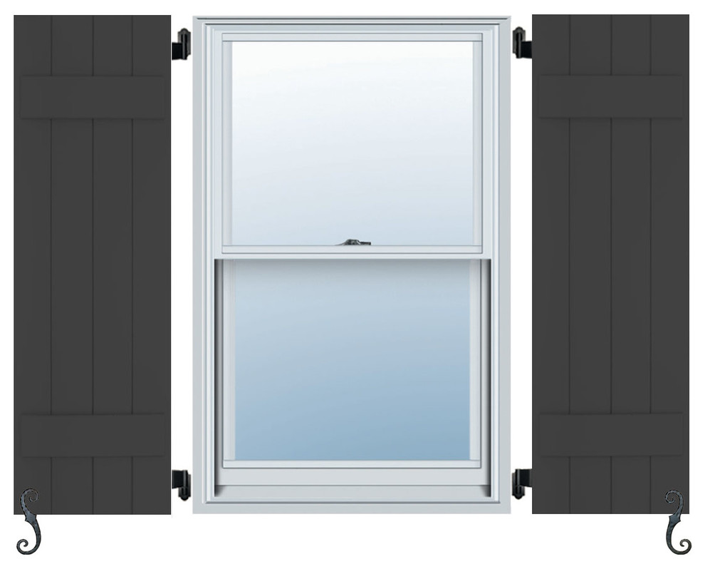 Atlantic Classic 2Batten, Board and Batten Shutters, Set of 2