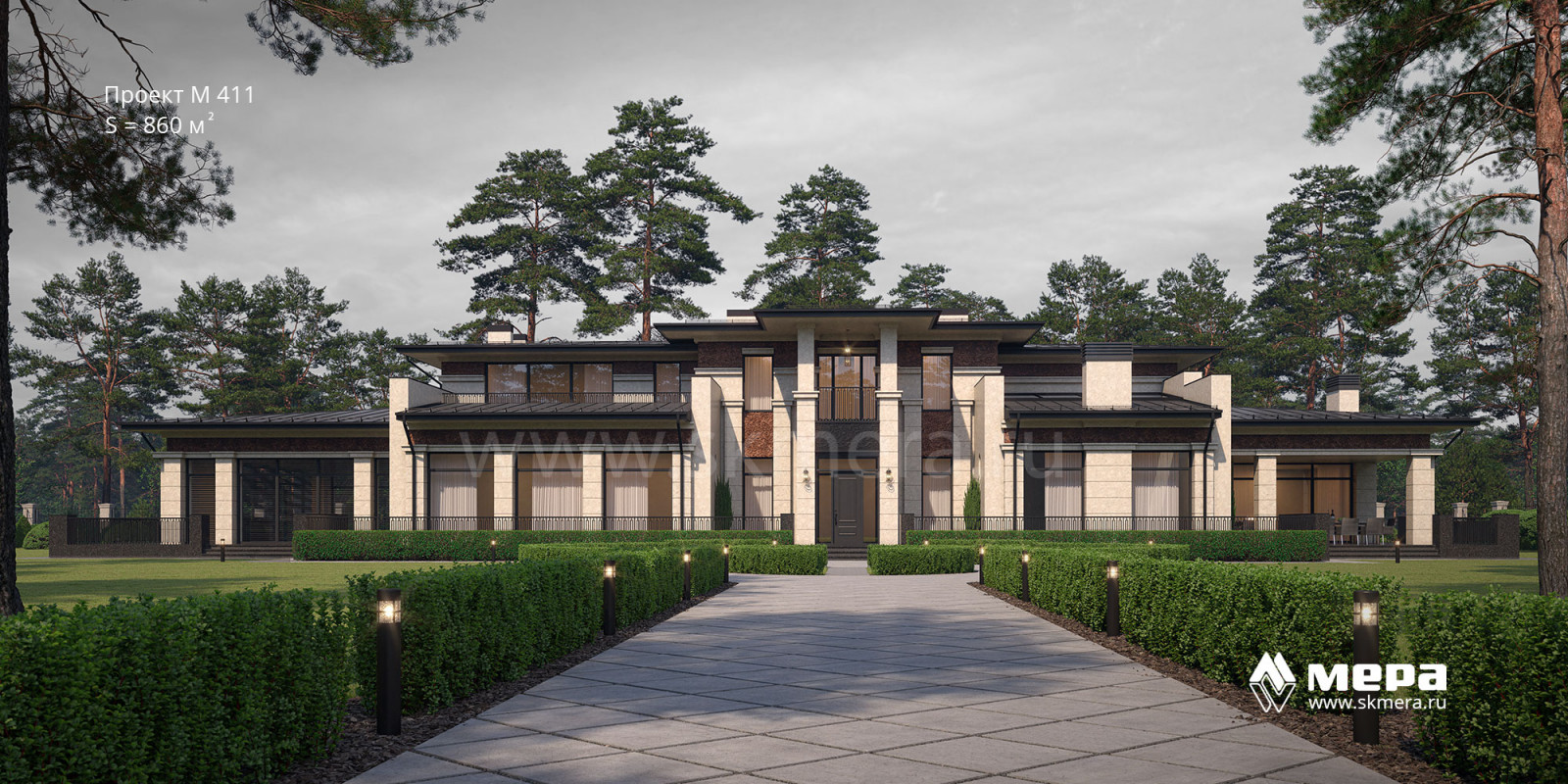 Проекты современных каменных домов