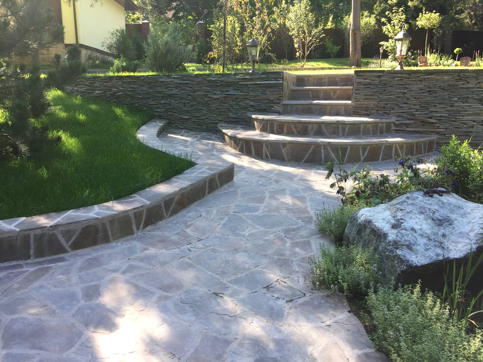 Ландшафтный дизайн участка 45 соток, КП Дубровка, МО