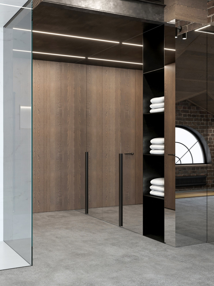 Мансарда частного жилого дома.