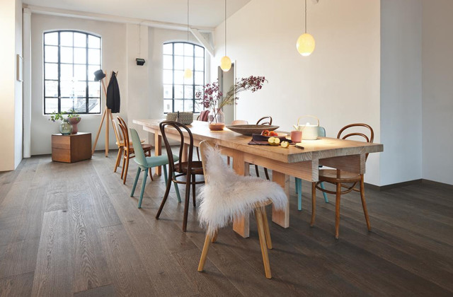 Flooring by Grain & Groove scandinavian-dining-room