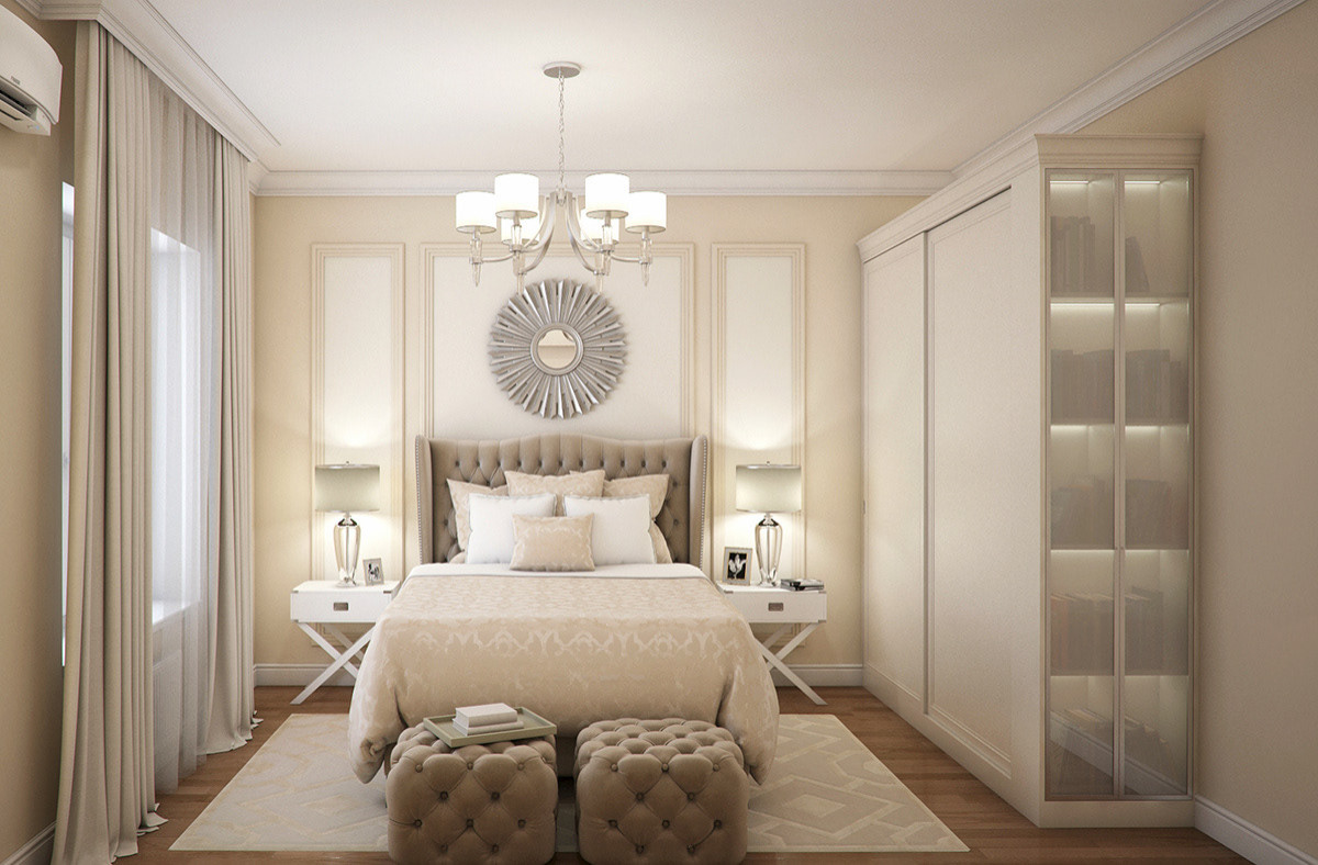 Дизайн-проект квартиры Кутузовский просп. 75 м2 (Современная классика)