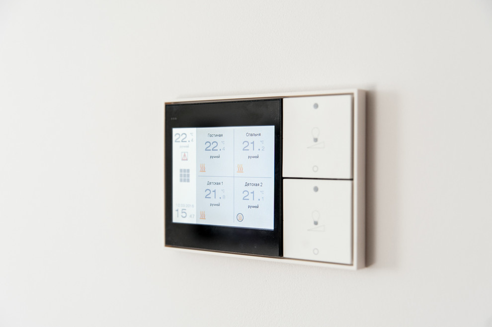 комнатный контроллер с сенсорным экраном ekinex ("Умный дом" от Elspace)