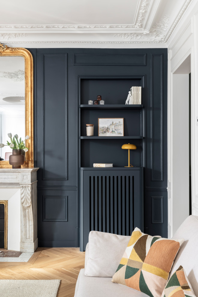 Rénovation totale d'un haussmannien de 80 m² - Scandinave - Salon ...