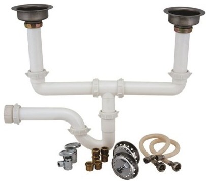 Garbage Disposal Installation Kit Double Bowl