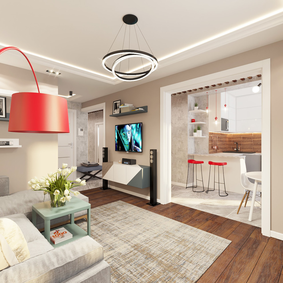 Дизайн Кухни-Гостиной