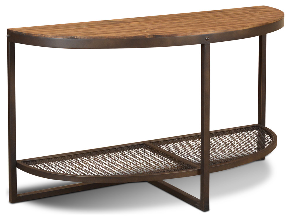 Market Loft Industrial Style Sofa Table/Console Industrial Console