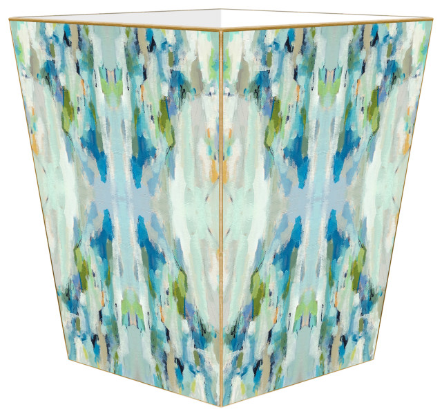 WB340LPWintergreen by Laura Park Wastepaper Basket Contemporary