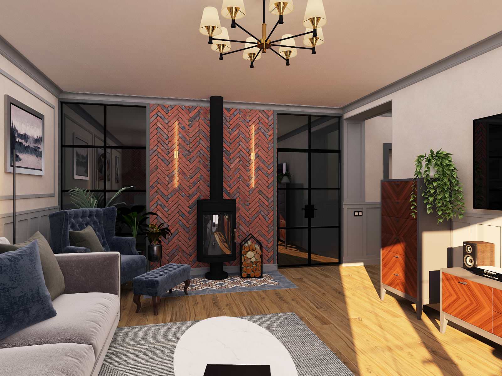 Дом в американском стиле