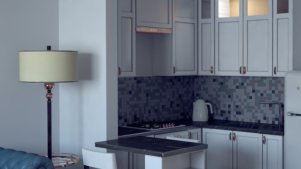 Визуализация квартиры студии: ЖК "Донской" Сергиев Посад