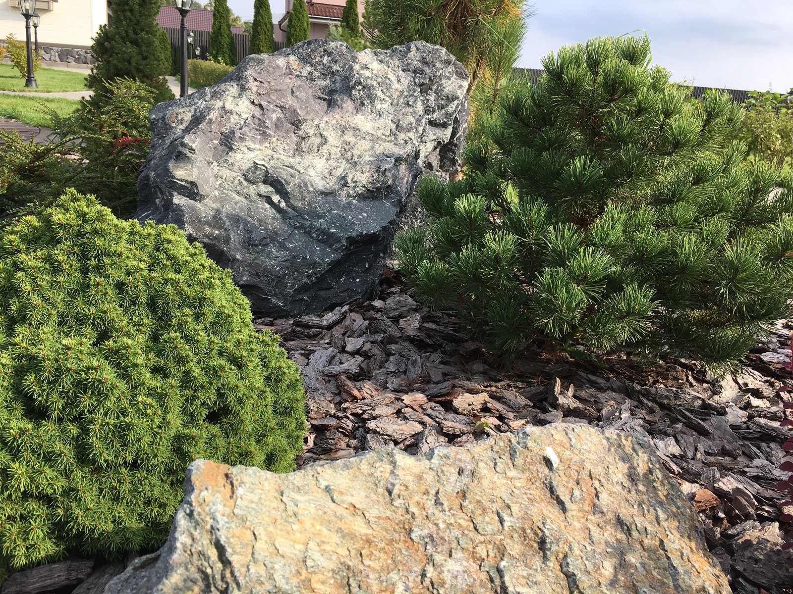 Ландшафтный дизайн сада в поселке "Олимп"