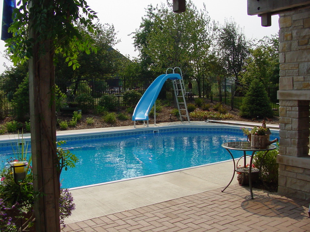 Example of a transitional pool design in Chicago