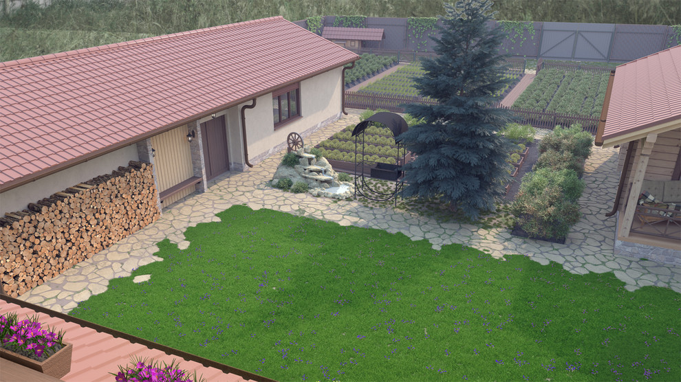 Индивидуальный загородный дом с участком