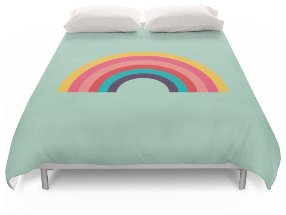 Rainbow Duvet Cover Contemporary Duvet Covers And Duvet Sets