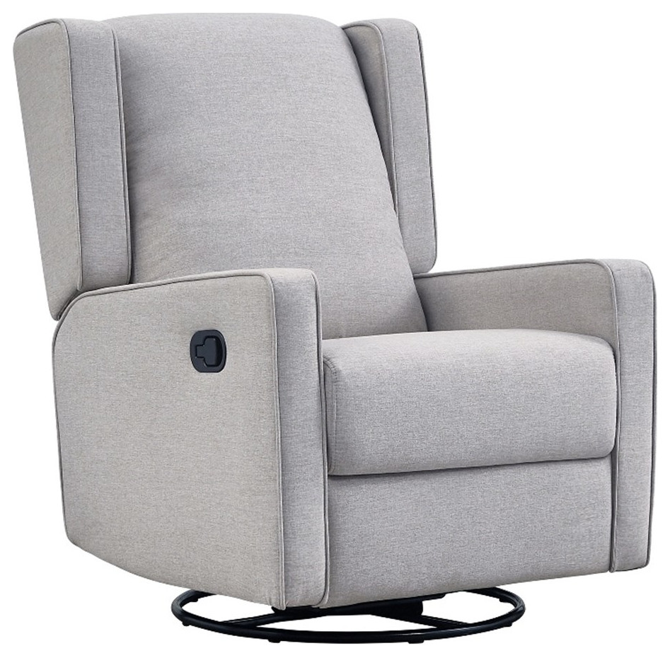 Westwood Design Chelsea Fabric Swivel Manual Glider and Recliner in