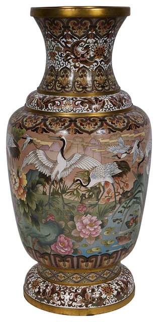 Consigned Antique Chinese Cloisonne Vase 18LP01 - Asian - Vases - by Golden  Treasures Antiques and Collectibles Inc | Houzz