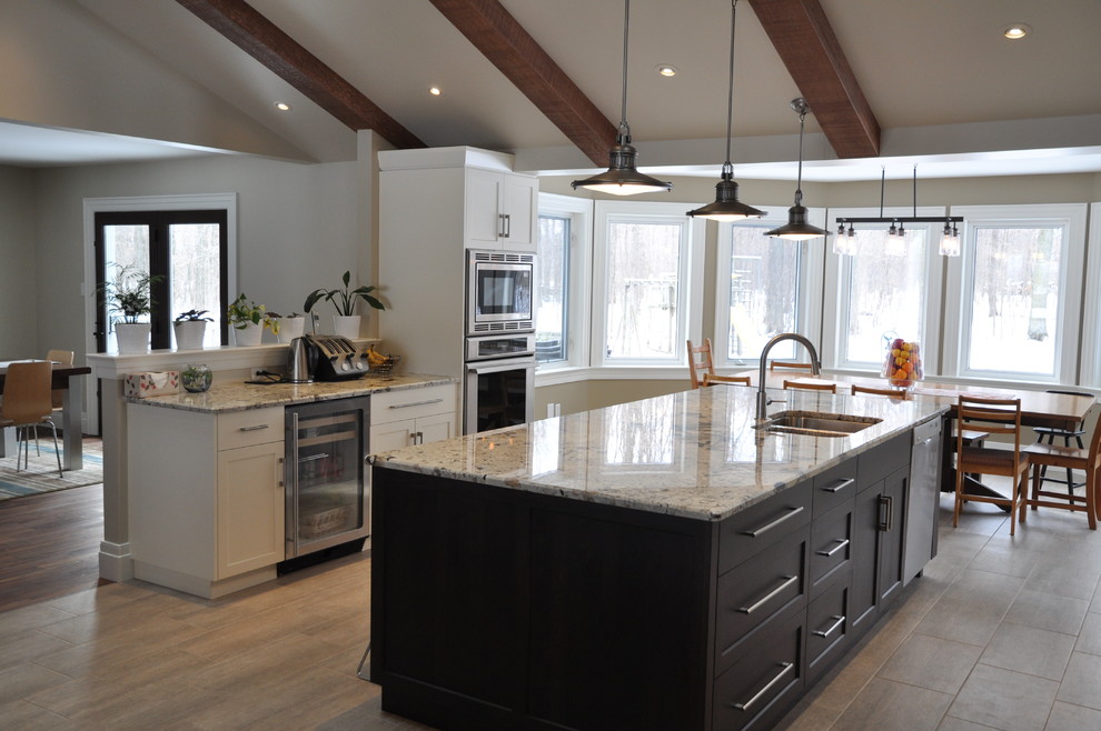 Inspiration for a transitional kitchen remodel in Toronto