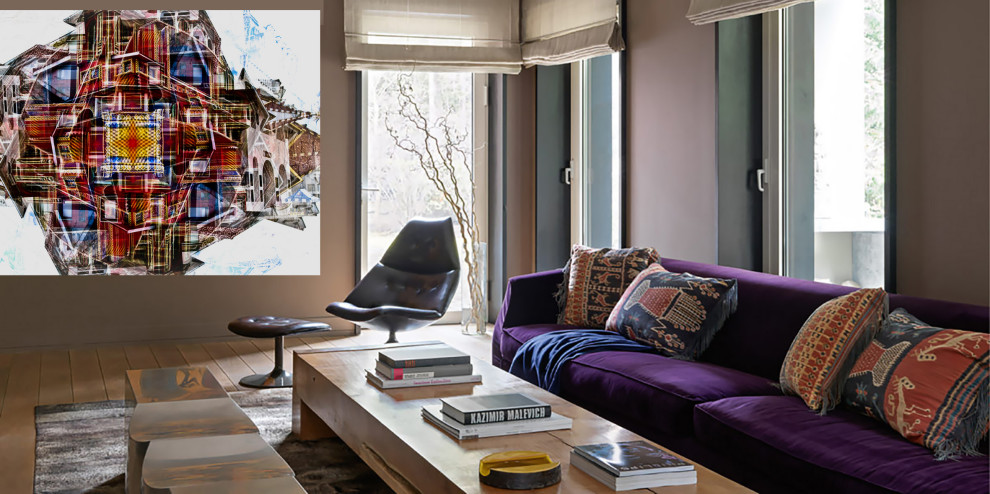 Подборка картин в произвольные дизайнерские интерьеры