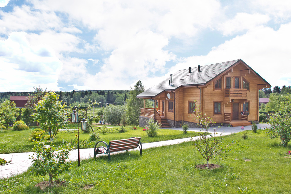 Деревянный дом из клееного бруса 237 метров (СП-237 GOOD WOOD)