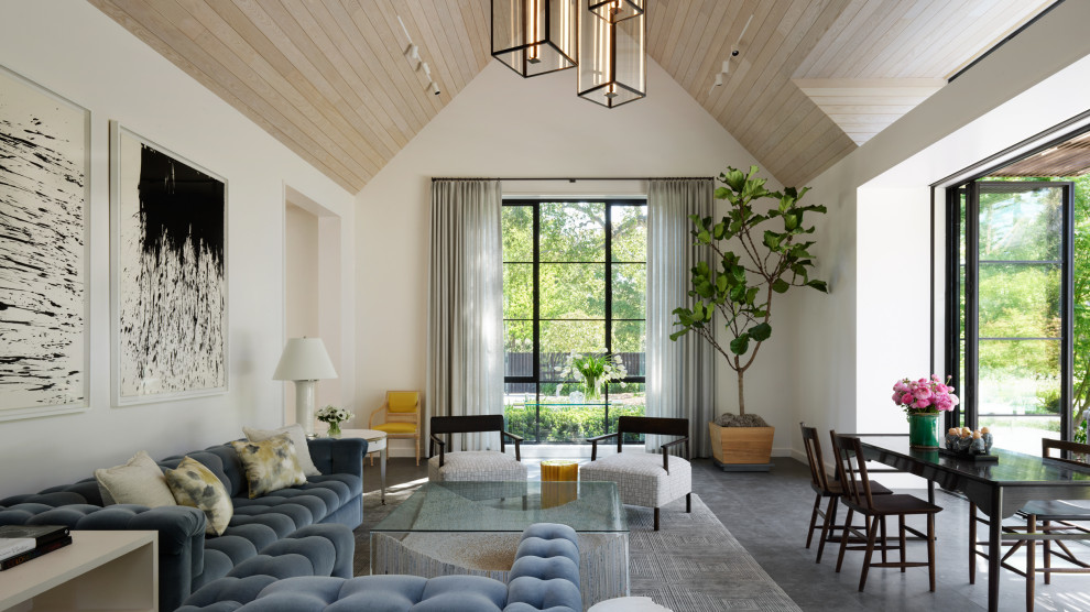 Living room - contemporary living room idea in San Francisco