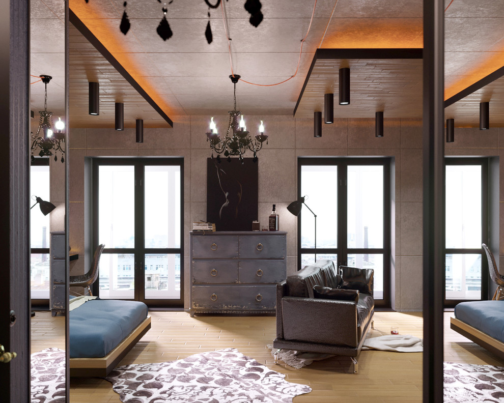 Стим-панк. Квартира студия для мужчины