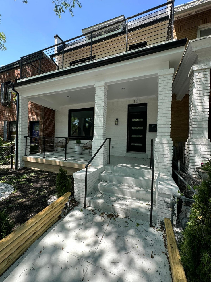 Front entrance Metal Railings & Handrail