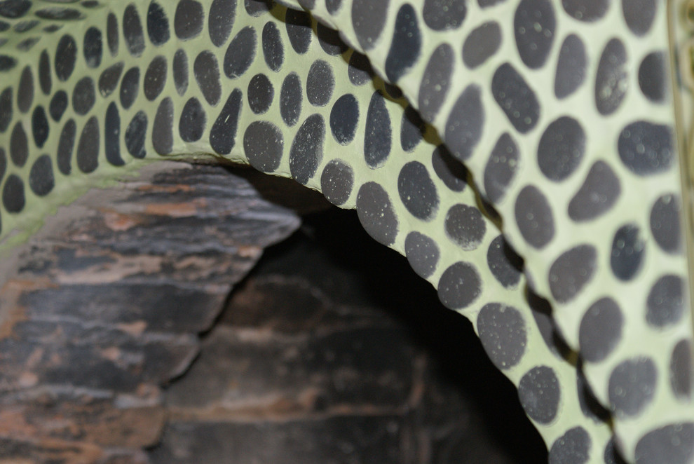 Печь с изразцами