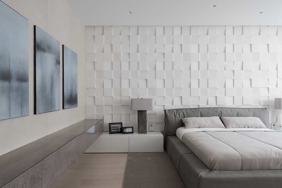 Интерьеры загородного дома в поселке Монтевиль