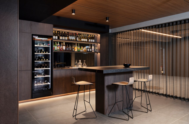 Marmion contemporaneo-bar-en-casa