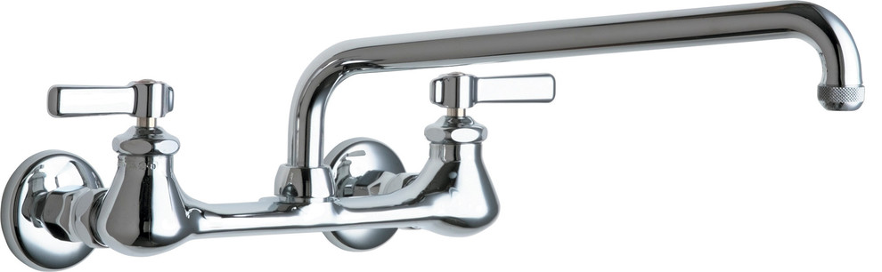 Chicago Faucets 540-LDL12E1WXFAB Wall Mounted Pot Filler Faucet - Chrome