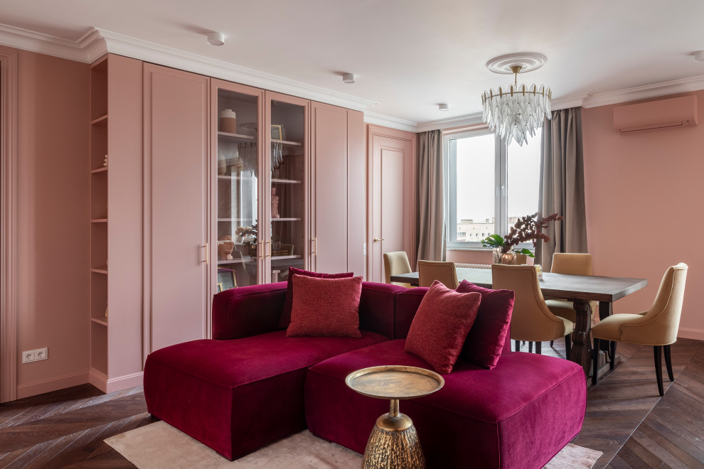 Квартира в пудровых тонах