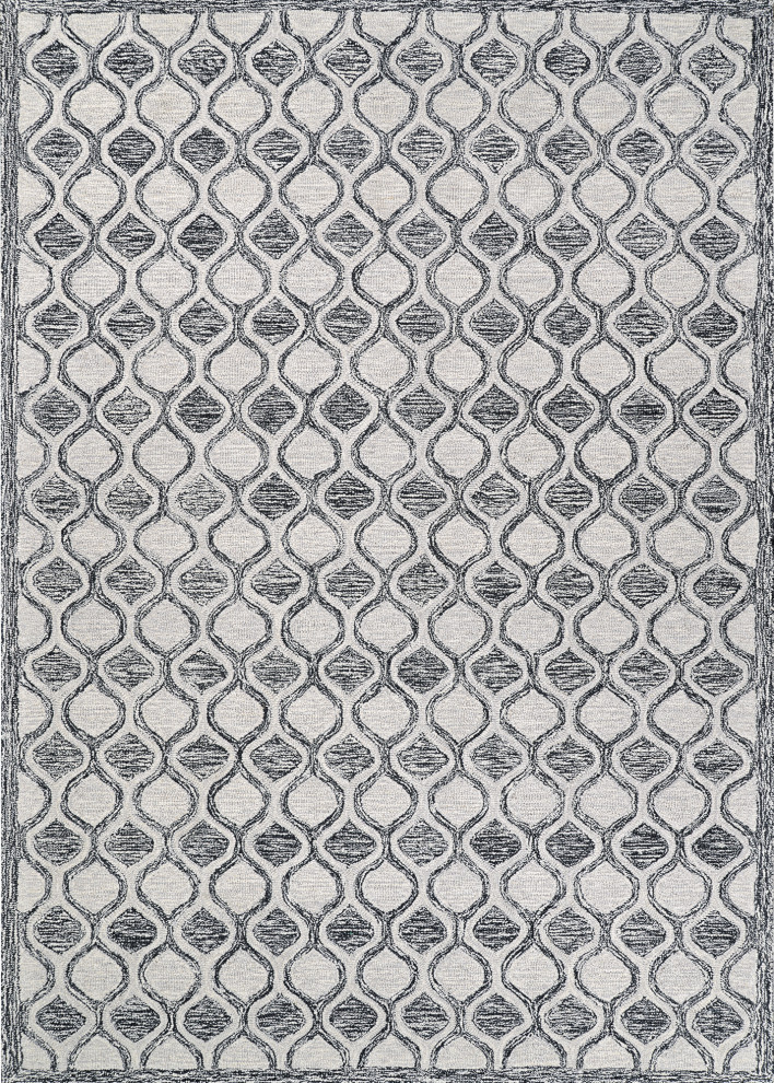 Couristan Silverthorne Mosaic Musk Rug 8'x10' Contemporary Area