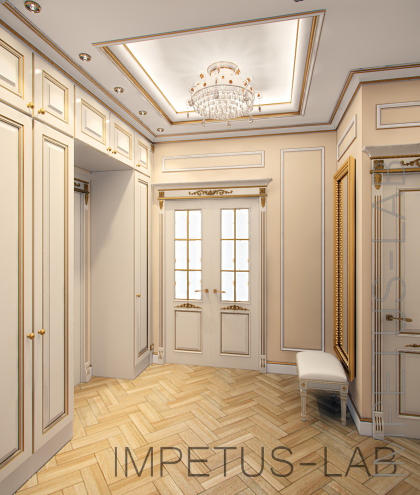 Проект квартиры в классическом стиле в центре Москвы