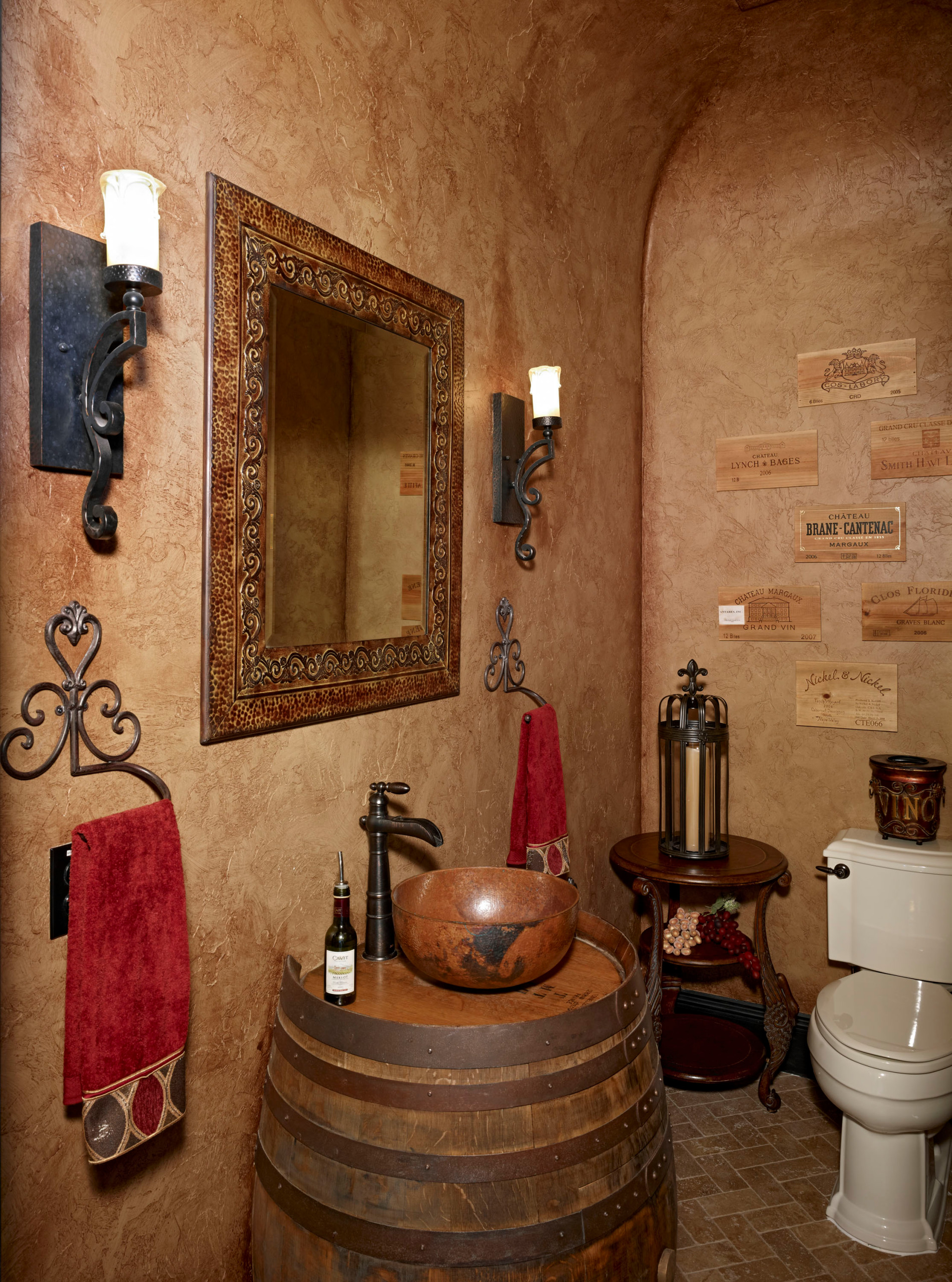 Wine Barrel Vanity Houzz