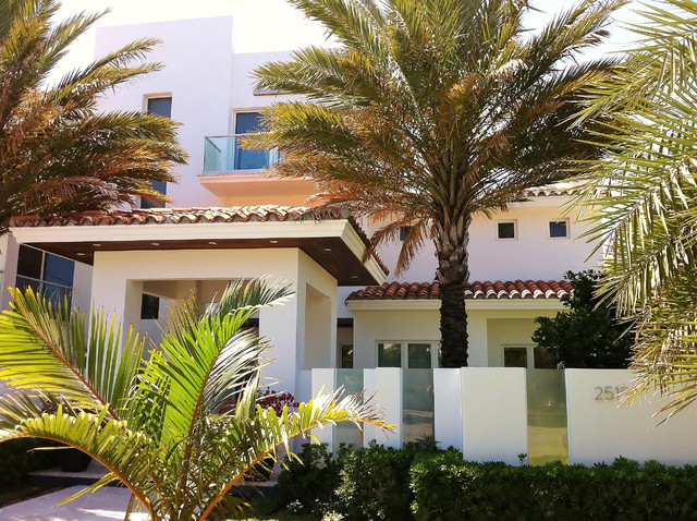 Front Row mediterranean-house-exterior