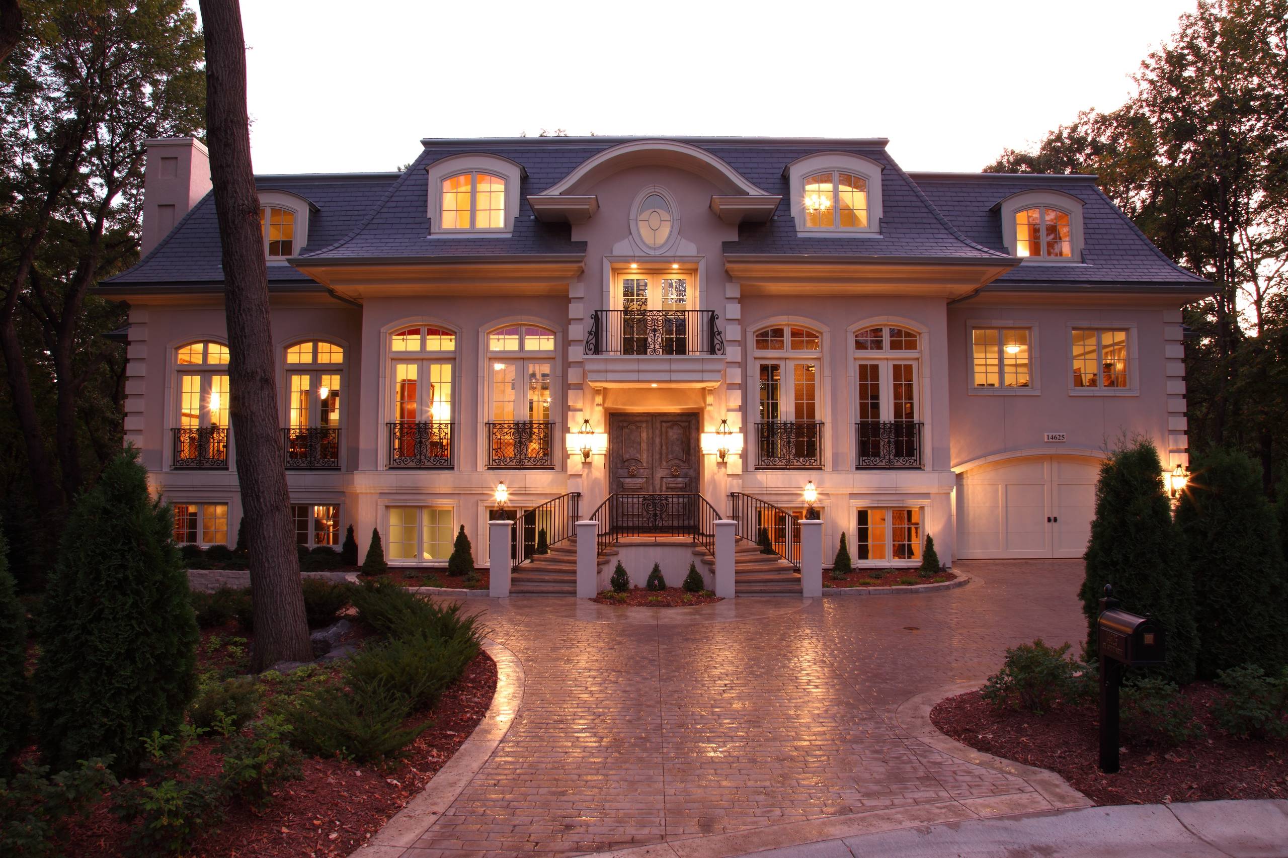 French Chateau Exterior - Photos \u0026 Ideas | Houzz, image size:2560x1706