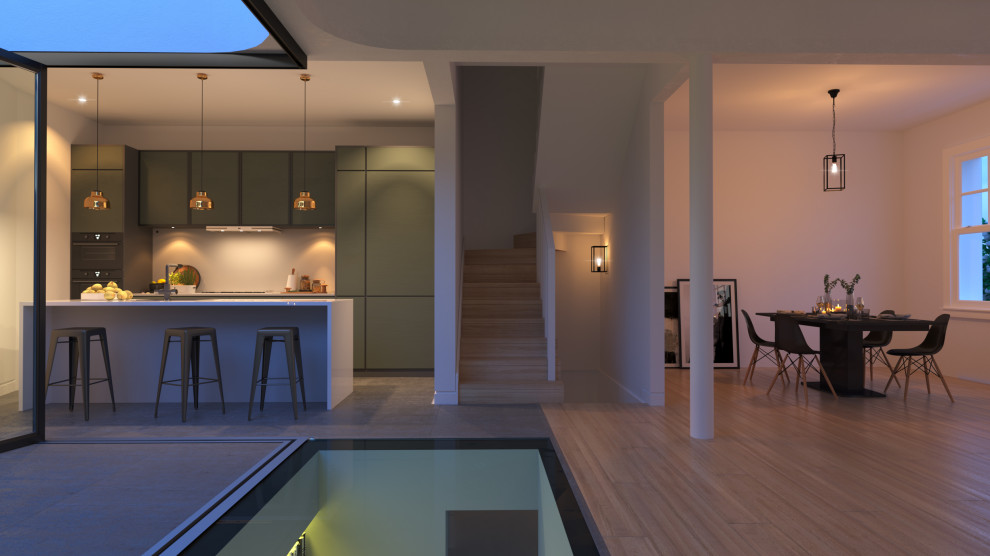 Квартира в здании Викторианской эпохи (визуализация)