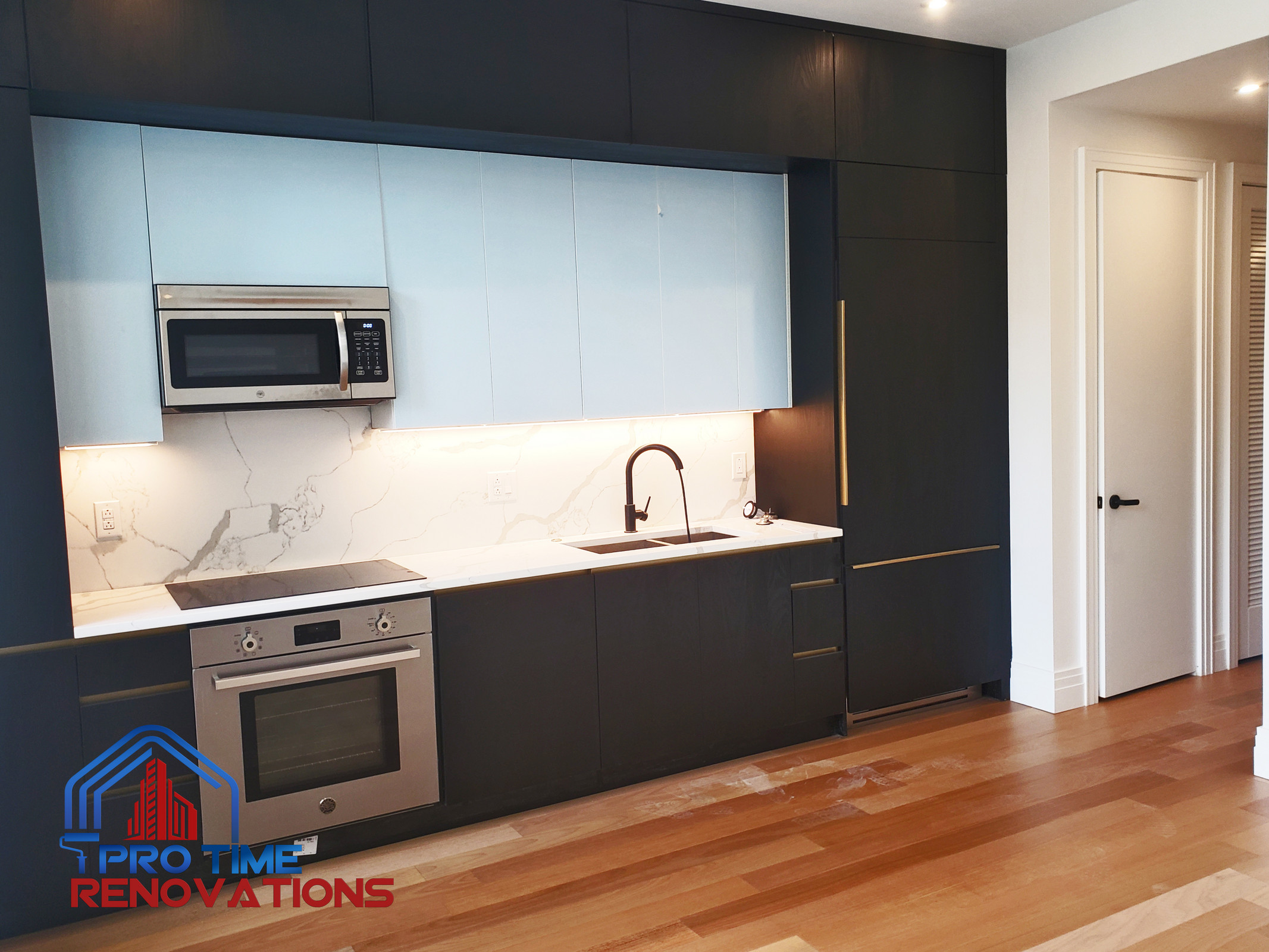 Kitchen installation.