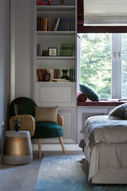 Art Deco Style Apartment eclectico-dormitorio