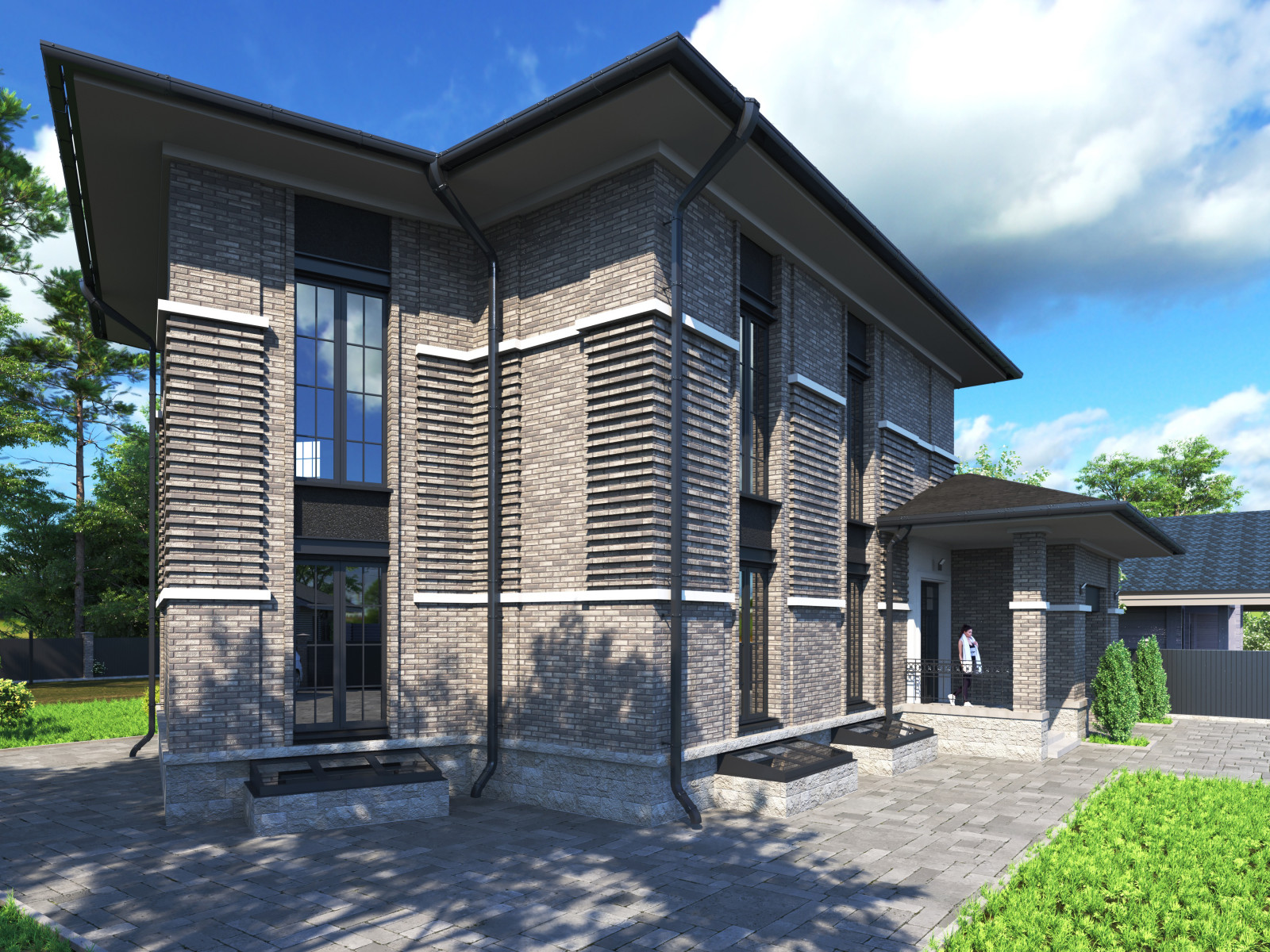 Частный жилой дом. Архитектура/Благоустройство